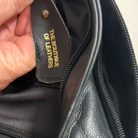The Boutique of Leathers crossbody bag,black, soft leather - Picture 5 of 6